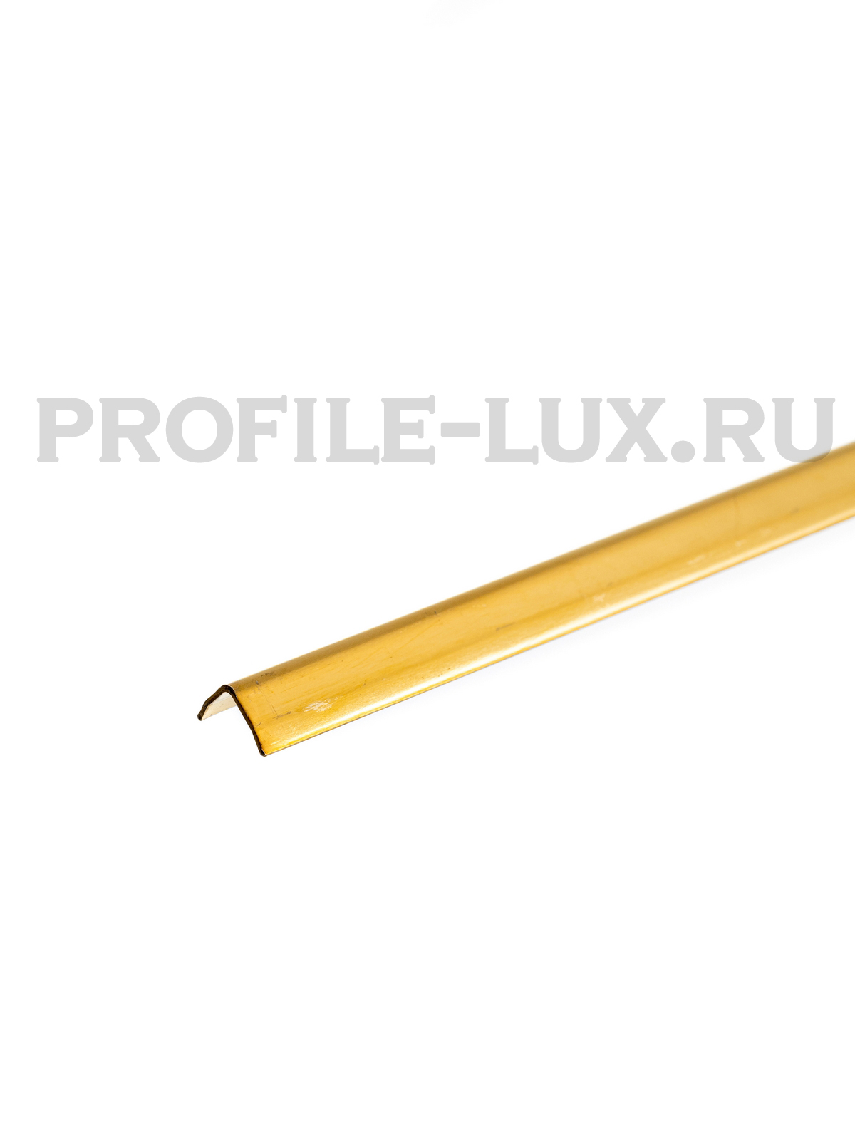 PEGOL 10 - Угол PROEDGE OT без клея 10х10 мм, латунь полированная, цвет золото, длина 2700 мм